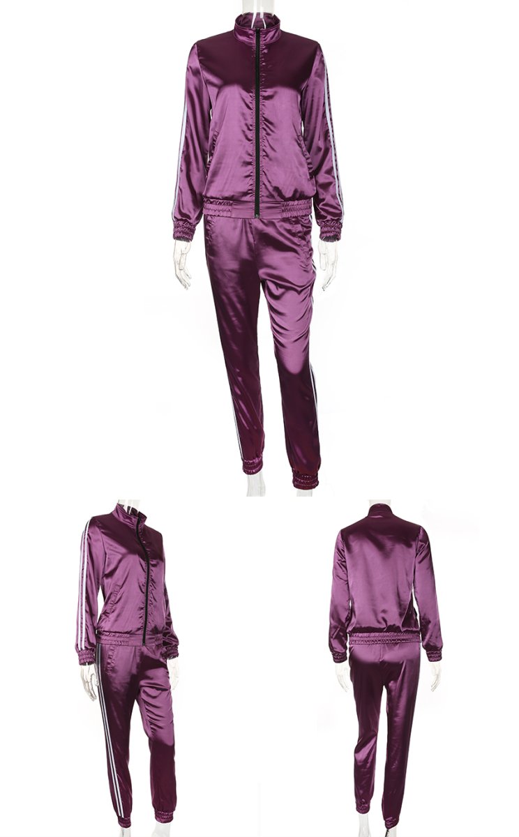Спортивный костюм мужской track Suit фиолетовый