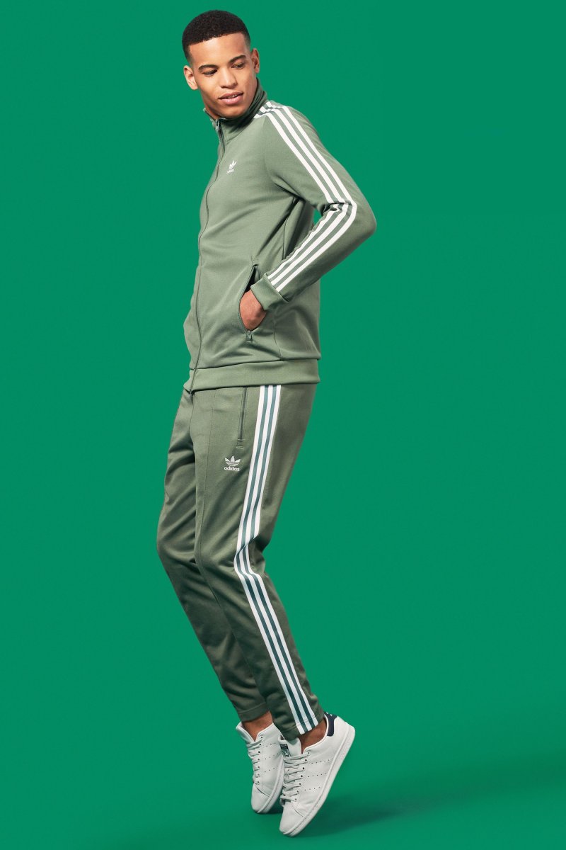 Beckenbauer adidas штаны зеленые