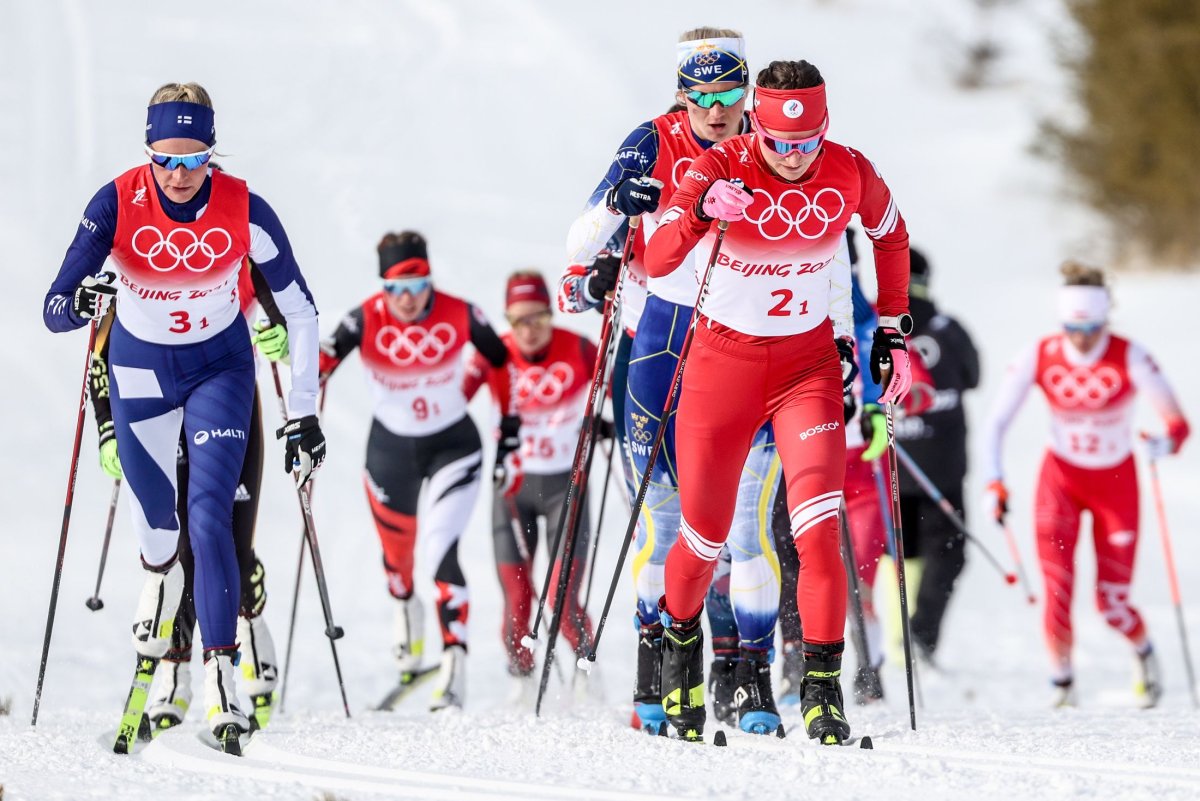 Лыжные гонки олимпиада Степанова 2022