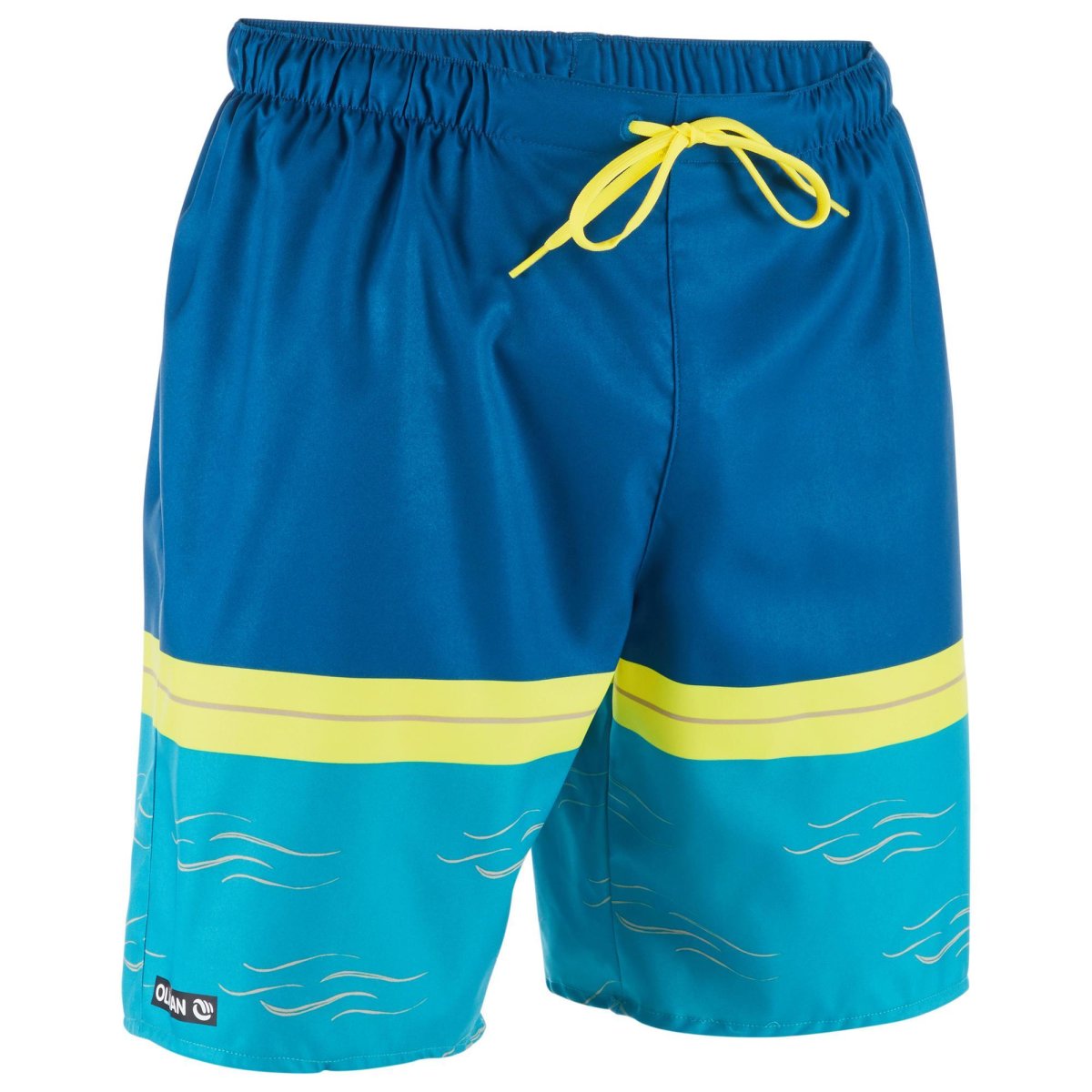 Плавки-шорты мужские синие Swimshort 100 Basic