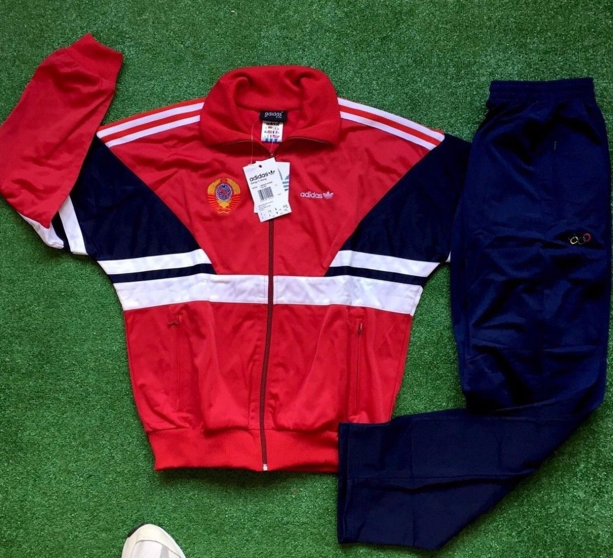 Adidas w.Germany Vtg Tracksuit moscow80 Pants and Jackets