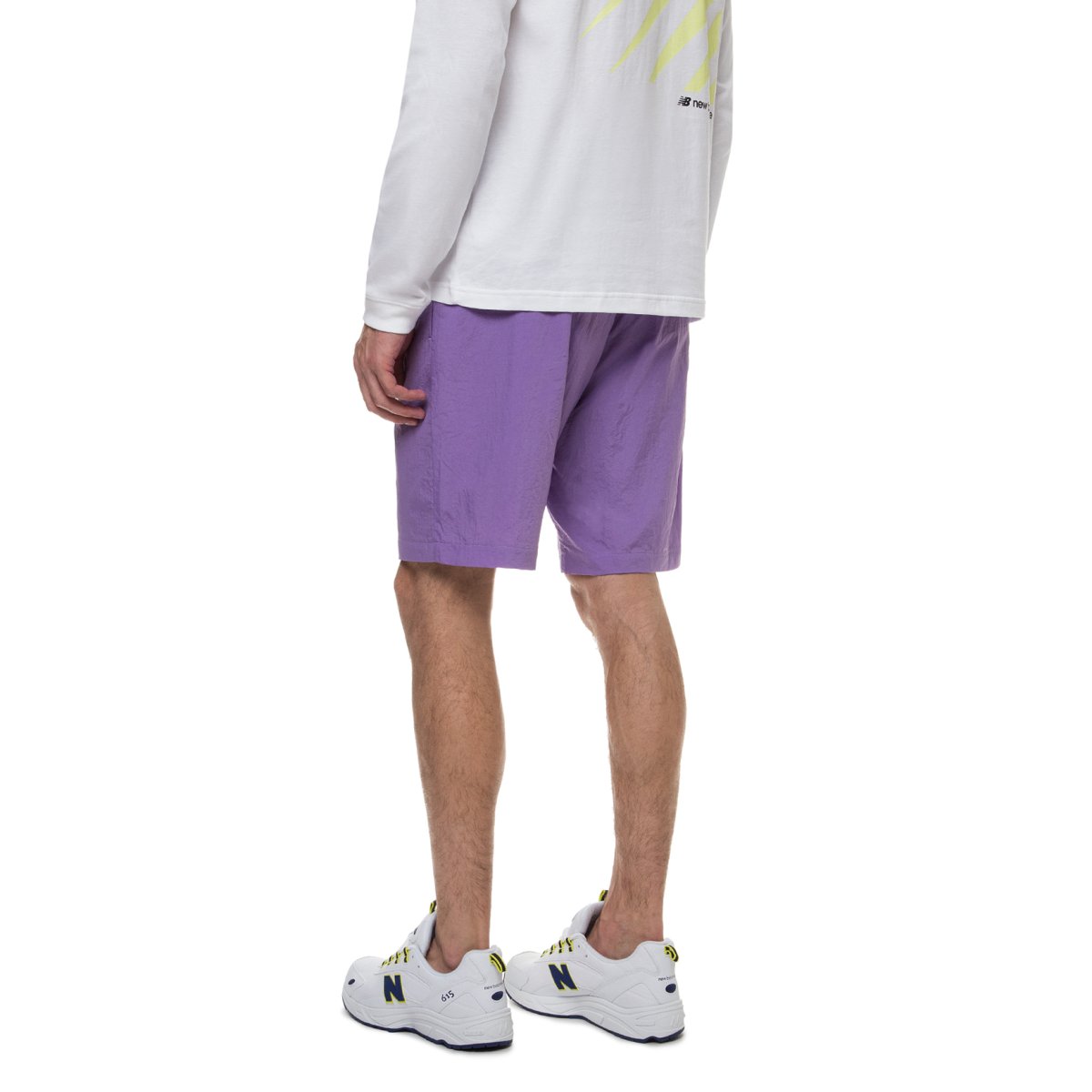 New Balance шорты фиолетовые
