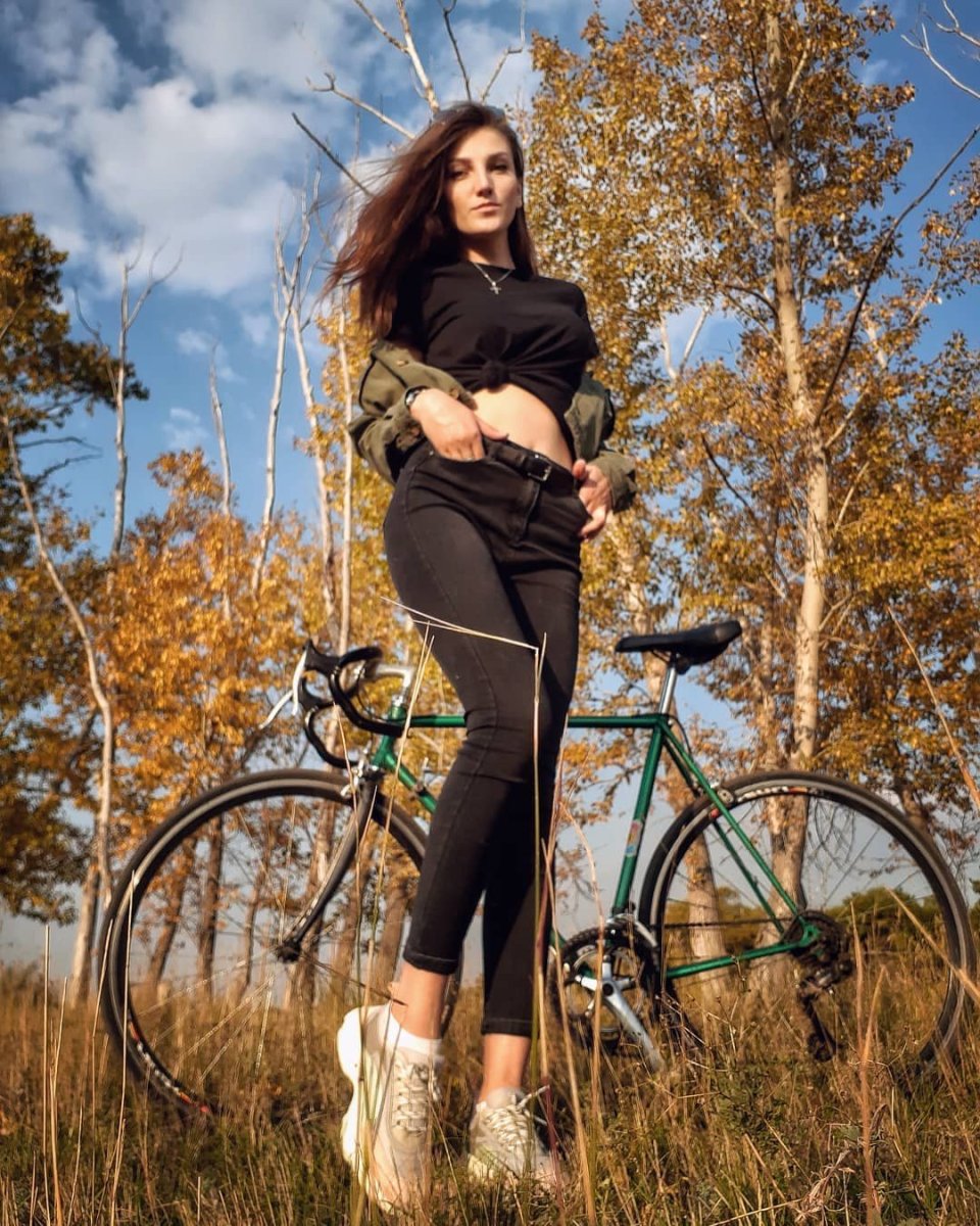 Анастасия Полянская велосипедистка Максим