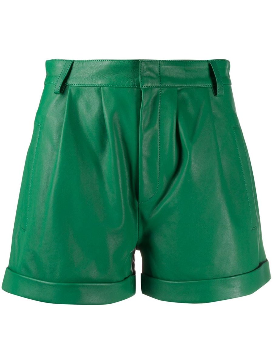 Зеленые шорты поло