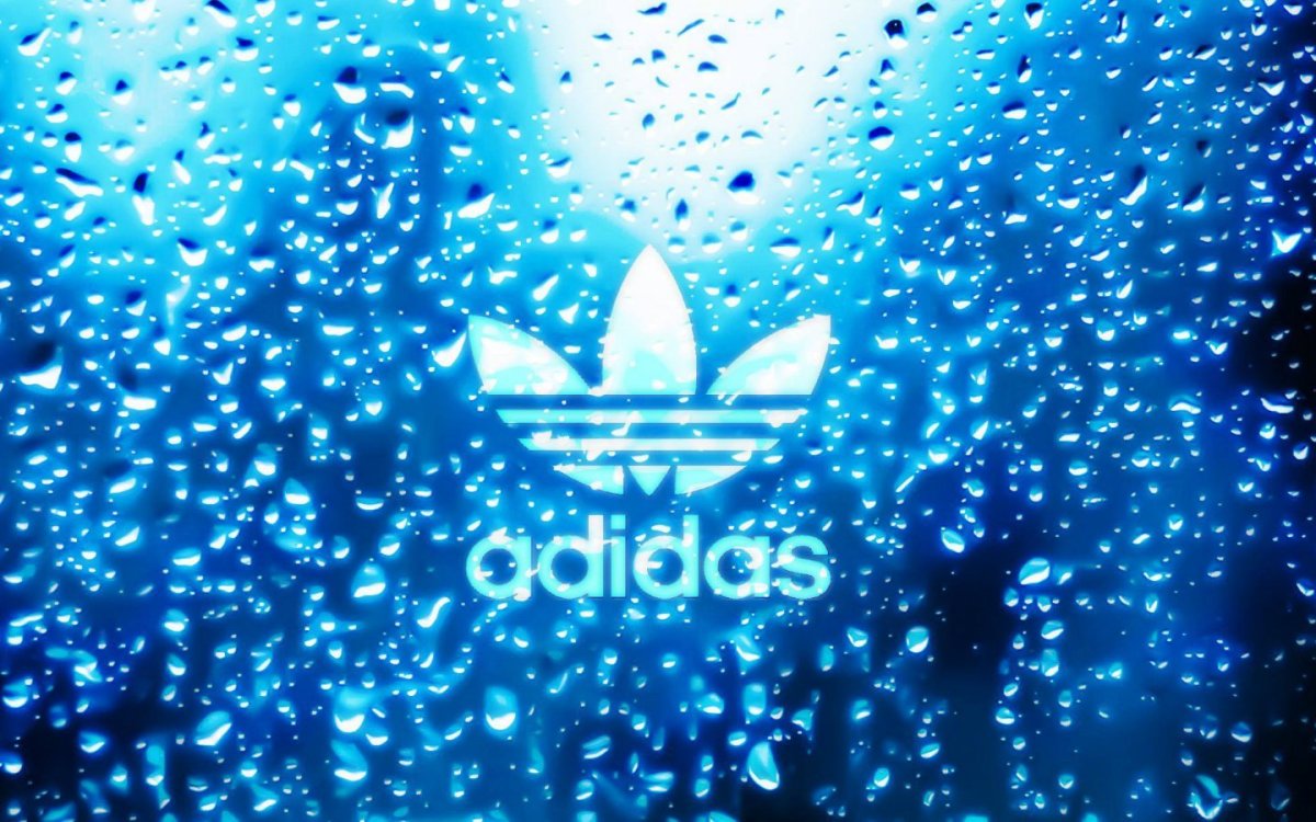 Adidas фон синий