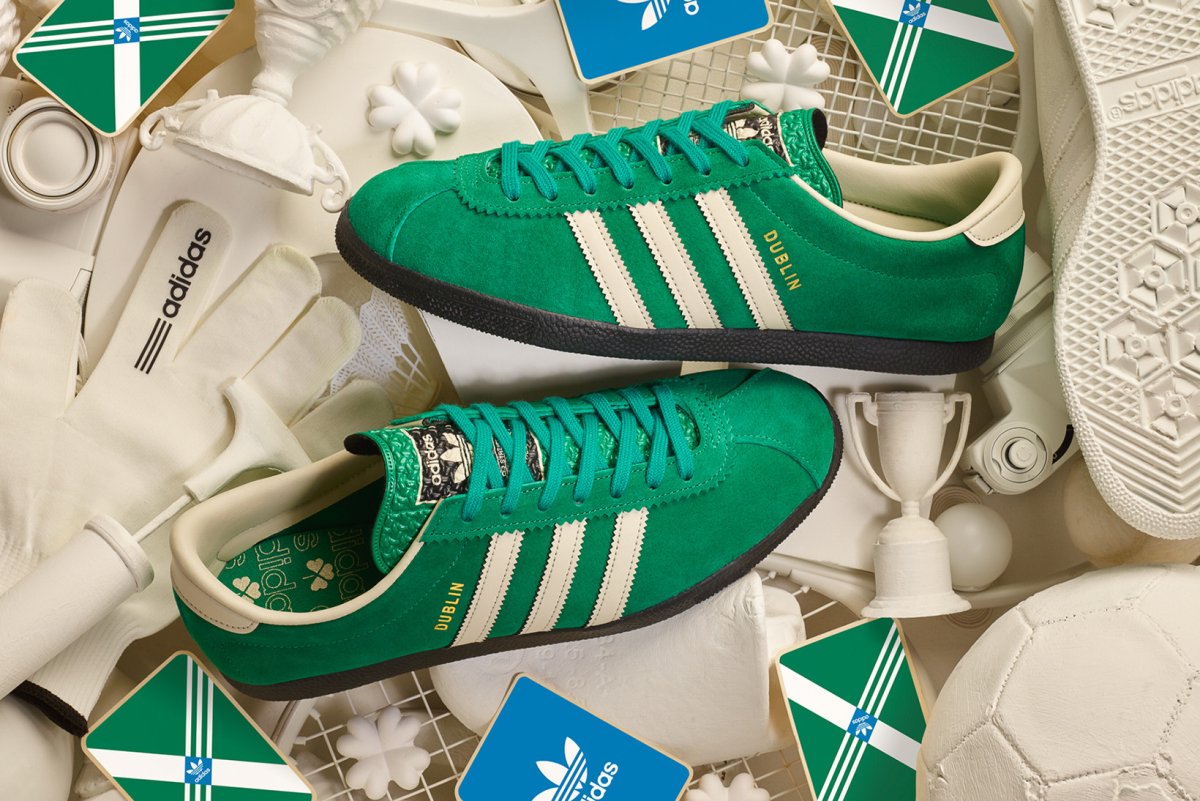 Adidas Dublin зелёные