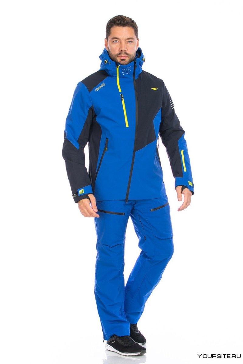 Мужской горнолыжный костюм WHS синий, 8783354k1