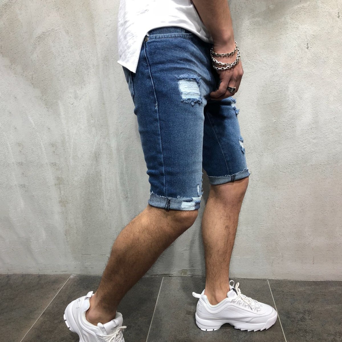 Zara шорты мужские джинсовые