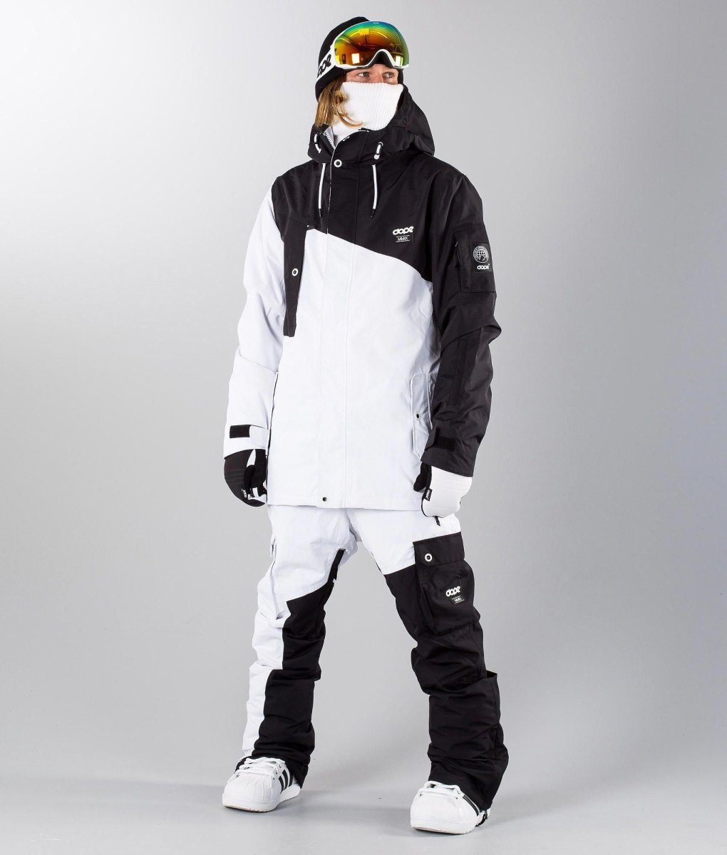 Dope Adept Snowboard Jacket Black White