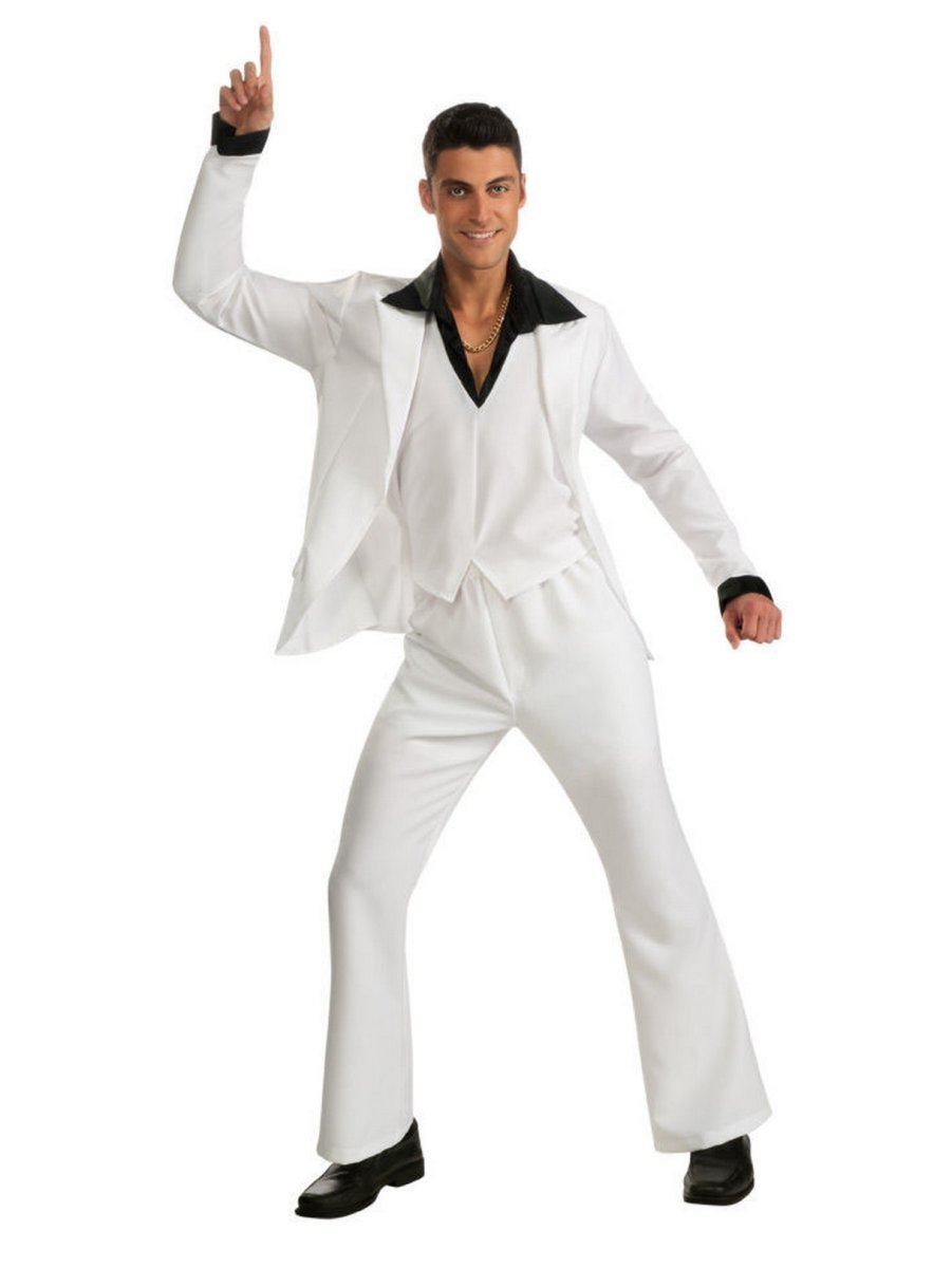 Джон Траволта в белом костюме