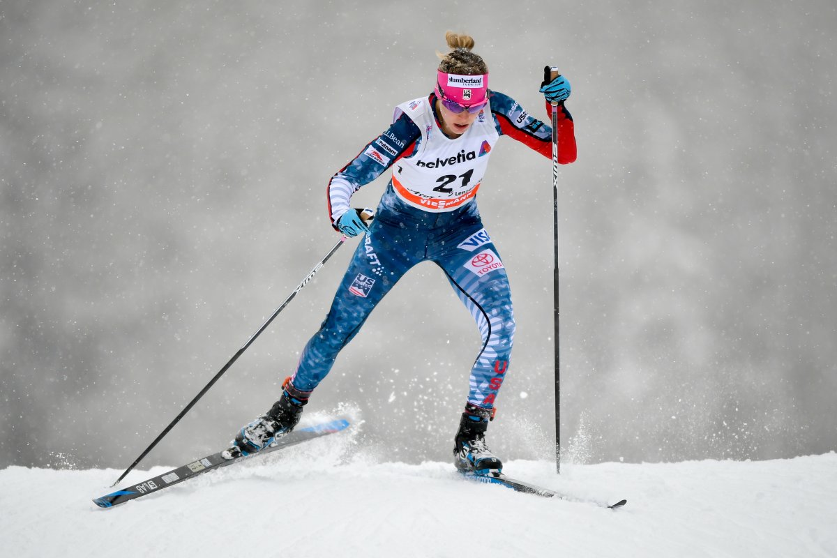 Джессика Диггинс лыжи