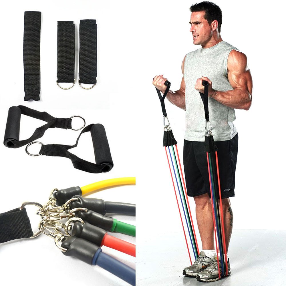 Exercise Resistance Belt фитнес резинки набор 5