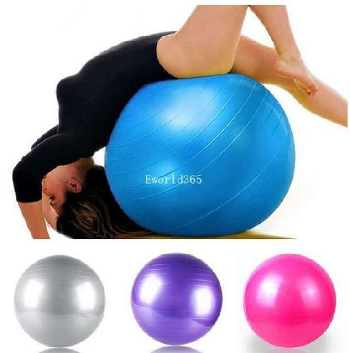 Мячик для пилатеса 20-25 см массажный гимнастический