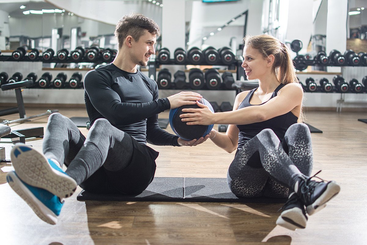 Спорт в спортзале