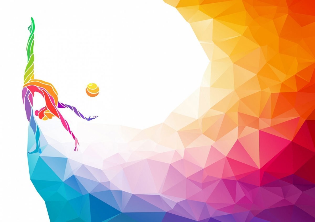 Воздушная гимнастка силуэт