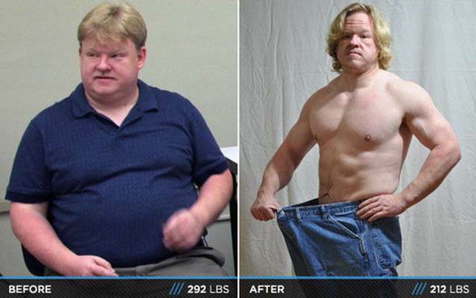 После толстого тонкий. До и после похудения мужчины.