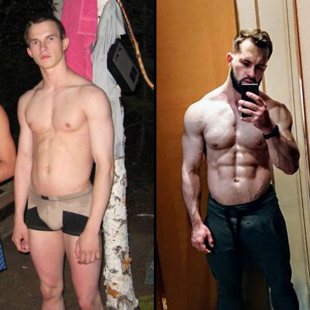 Трансформация тела мужчины