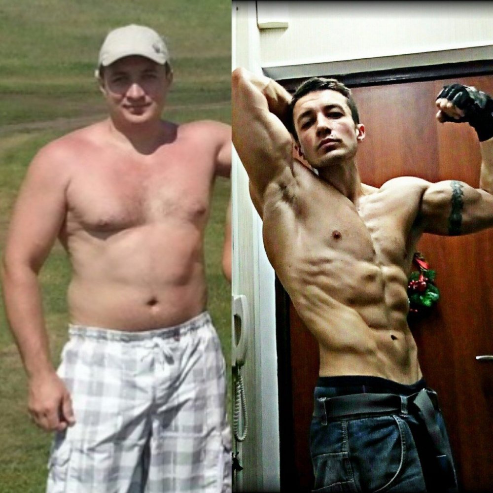 До и после похудения мужчины после 40