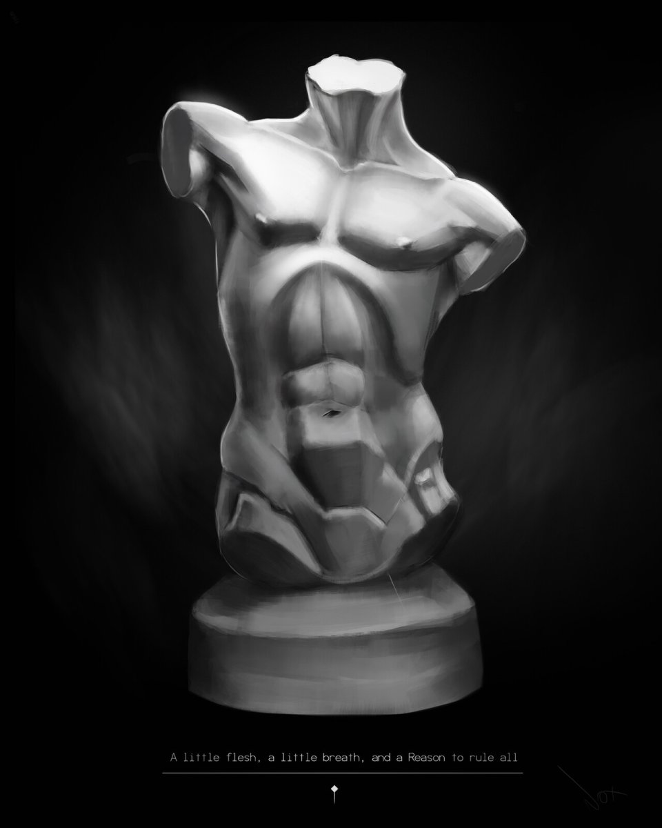 Sculpting Comp №35 "торс Экорше"