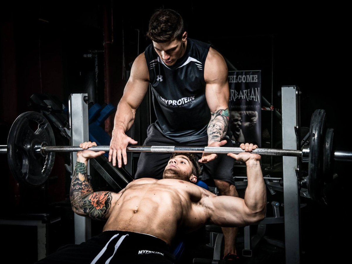 Workout на черном фоне
