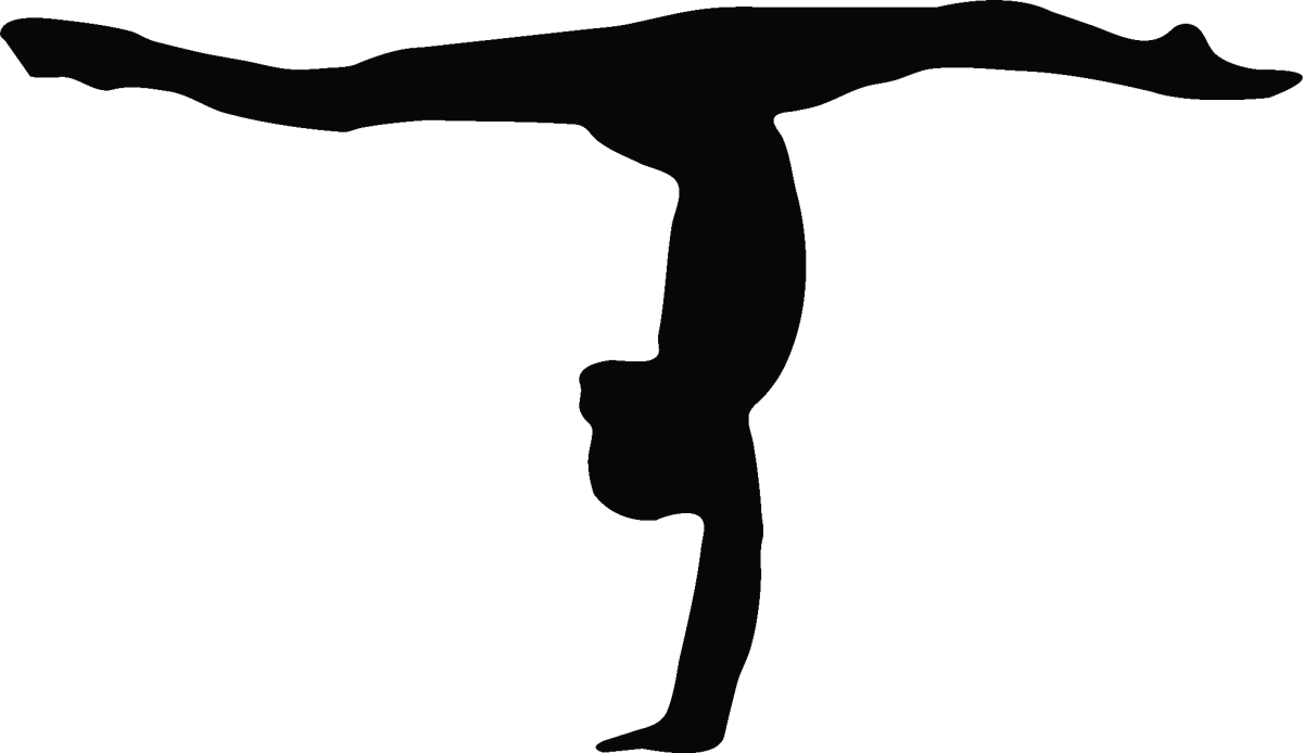 Спортивная акробатика силуэт