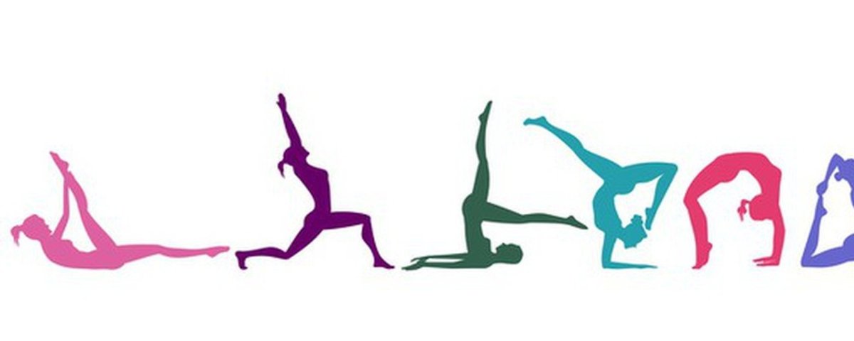 Силуэт девочки гимнастки