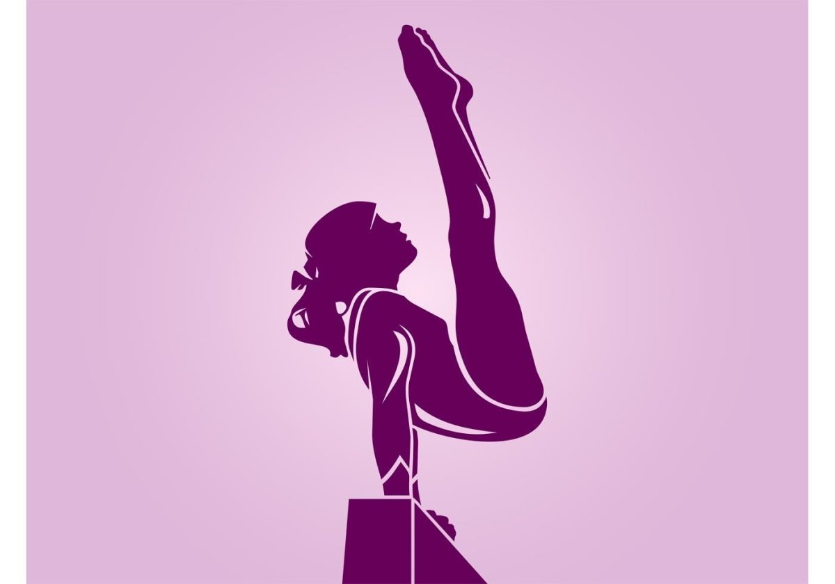 Гимнаст силуэт