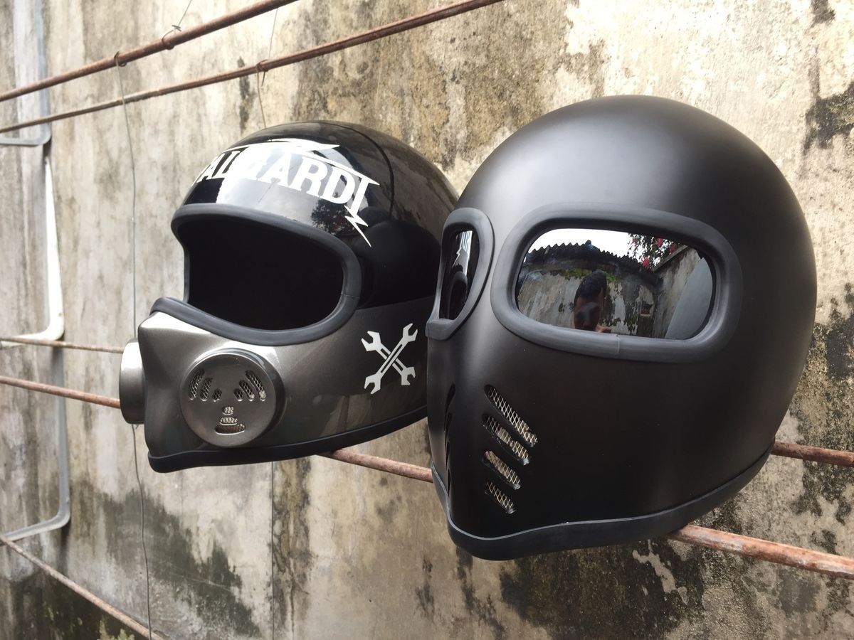 Шлем интеграл Cafe Racer