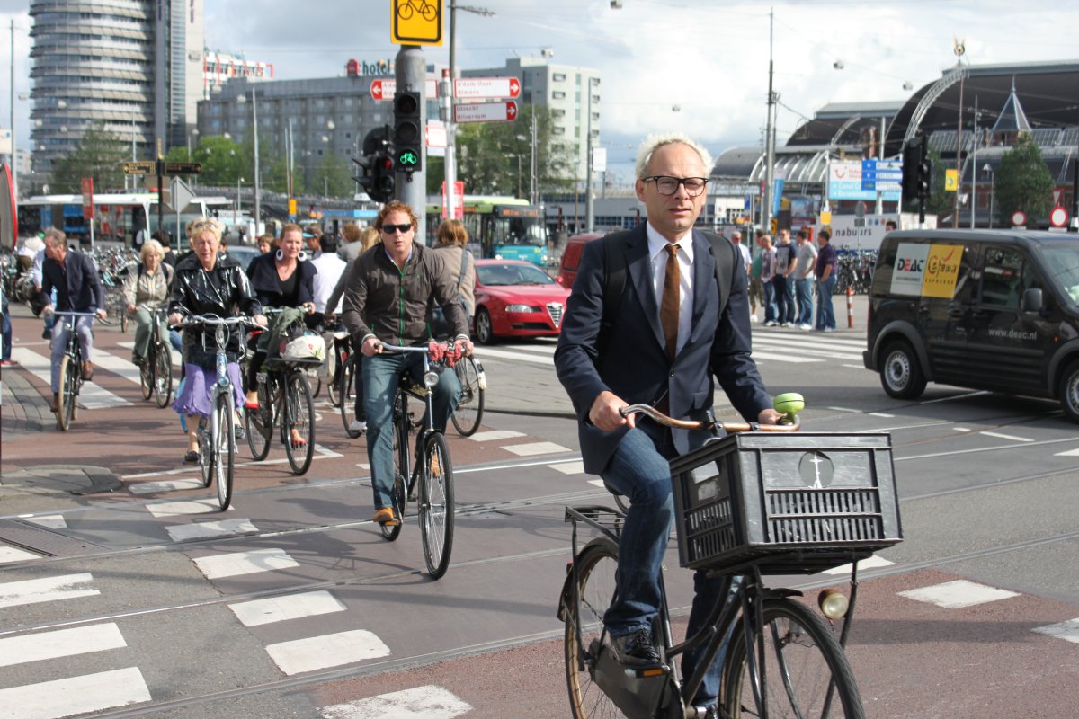 Велосипедисты в Голландии