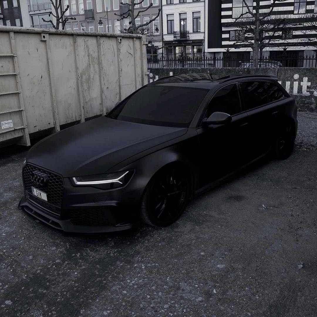 Audi rs6 черная матовая