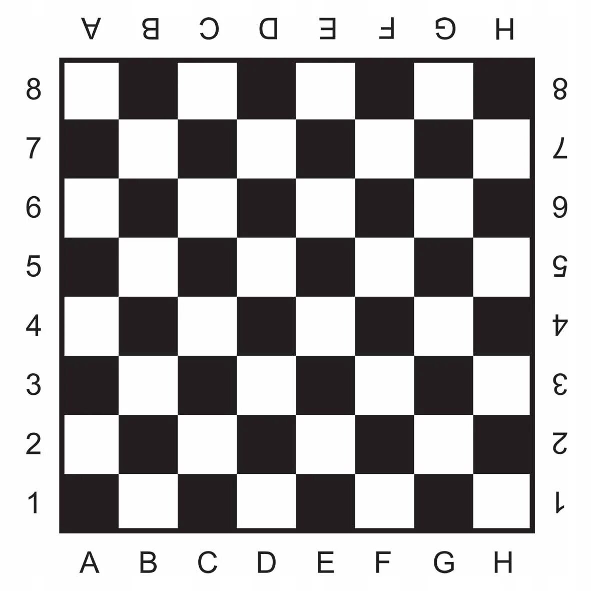 Разметка шахматной доски
