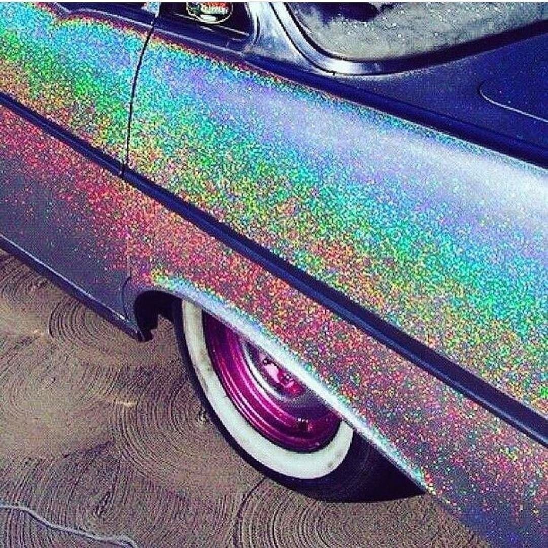 Краска для машины с блестками