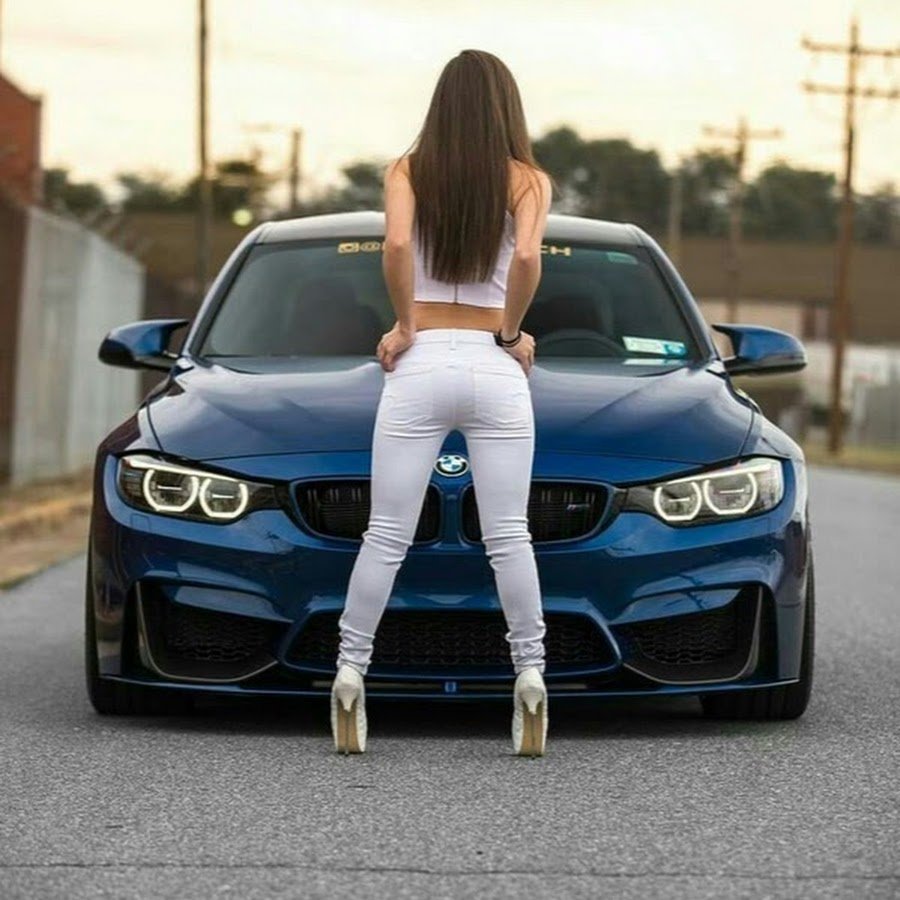 BMW m5 f10 с девушкой