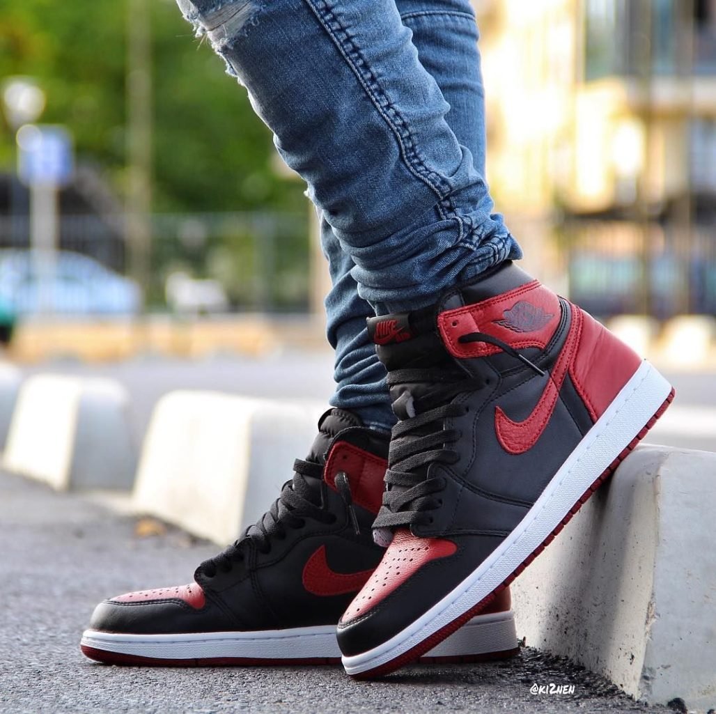 Nike Air Jordan 1 Retro на ноге