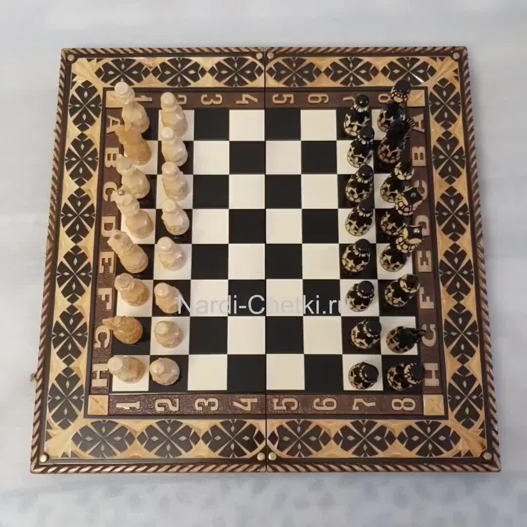 Нарды шахматы ручной работы