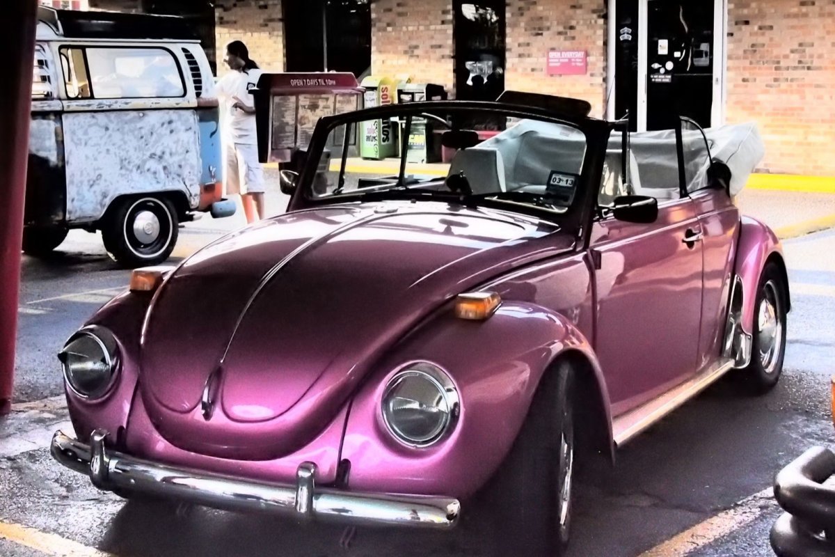 Purple VW Beetle