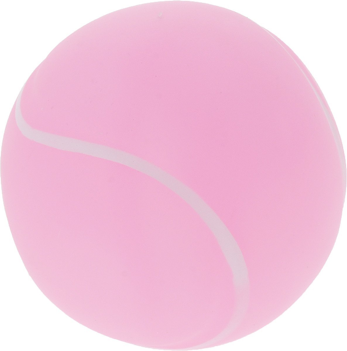 Мячик для большого тенниса розовый.