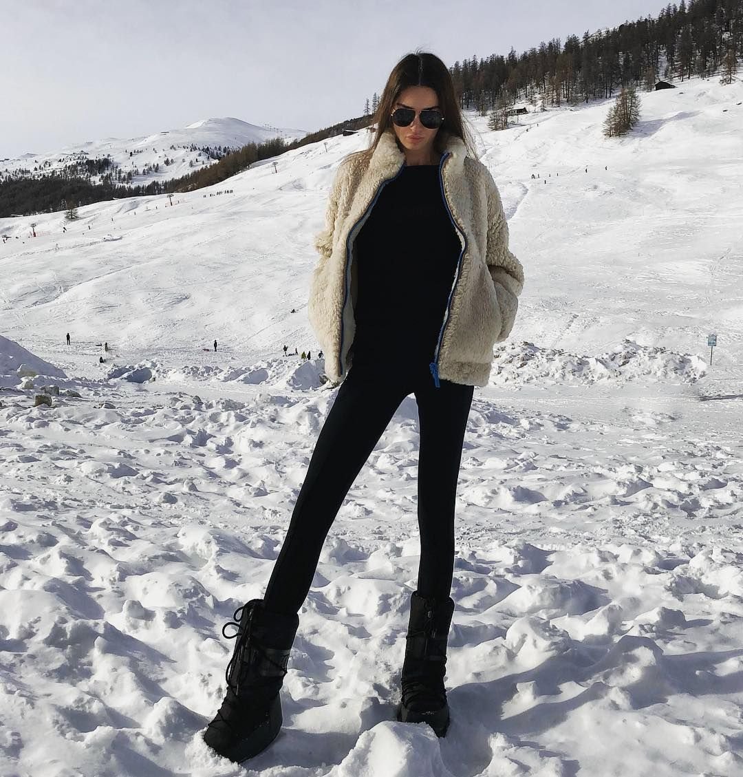 Кристина Озимкова зимой