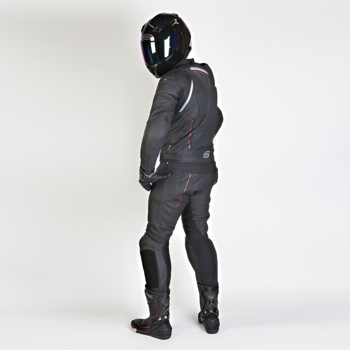 Мотокостюм мужской кожаный