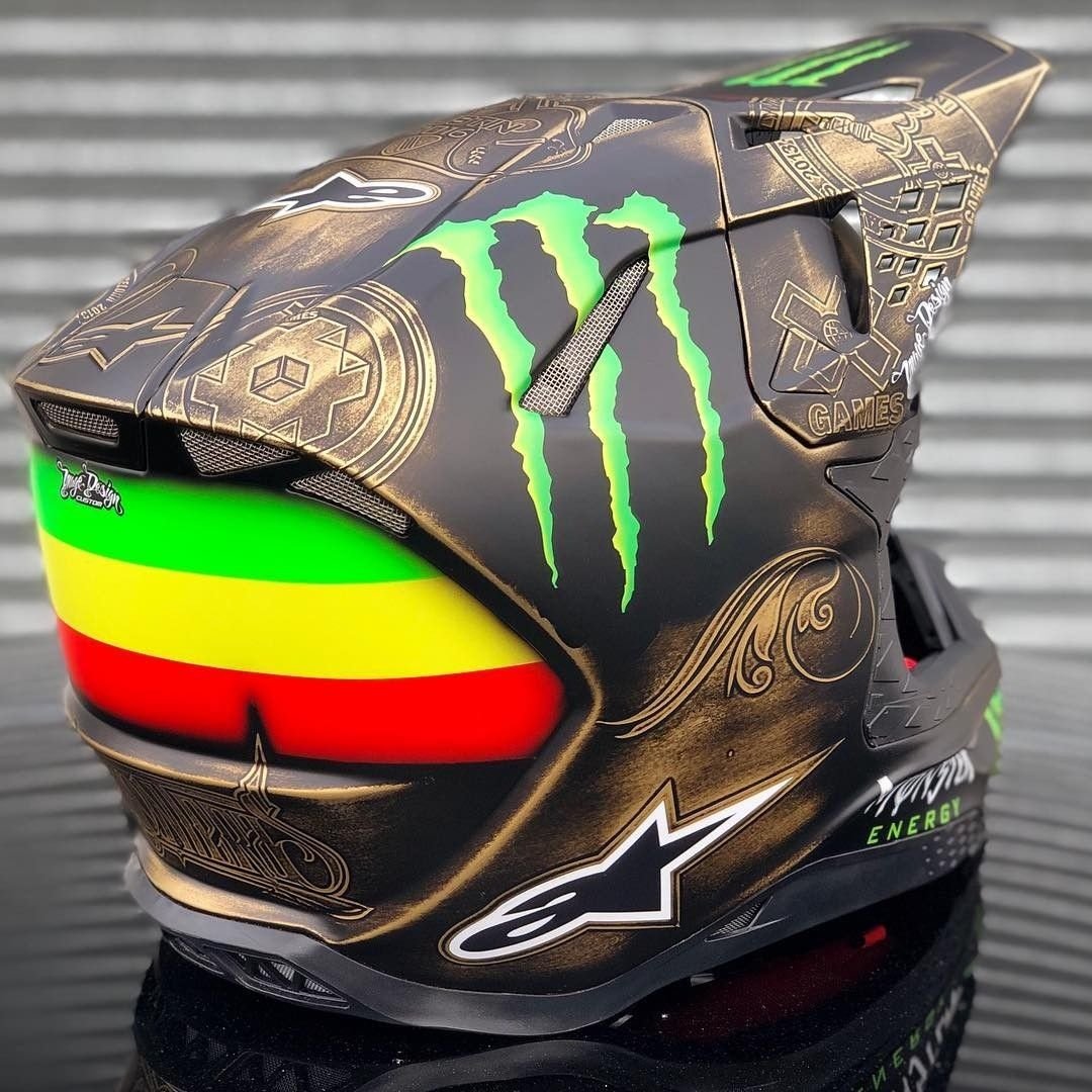 Кастом шлемы мотокросс