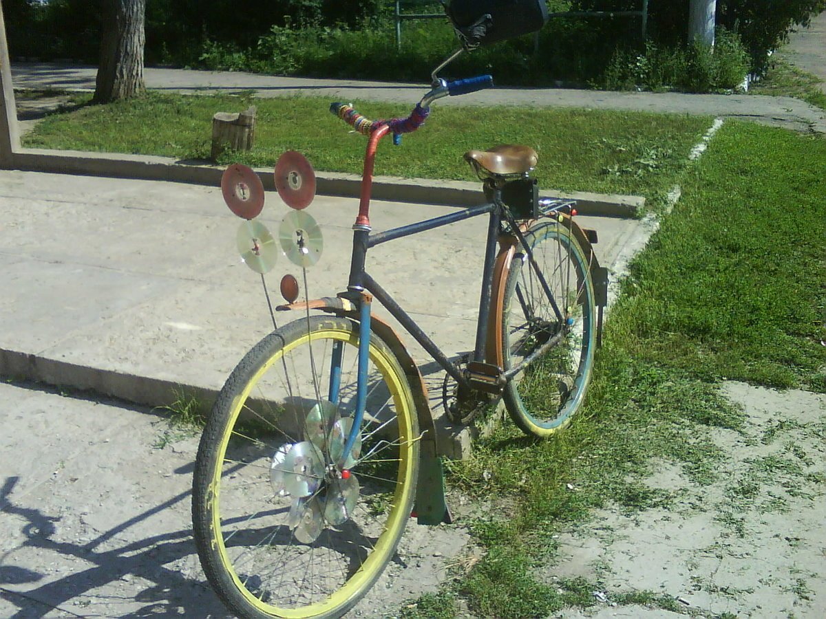 Тюнингованный сельские велосипед