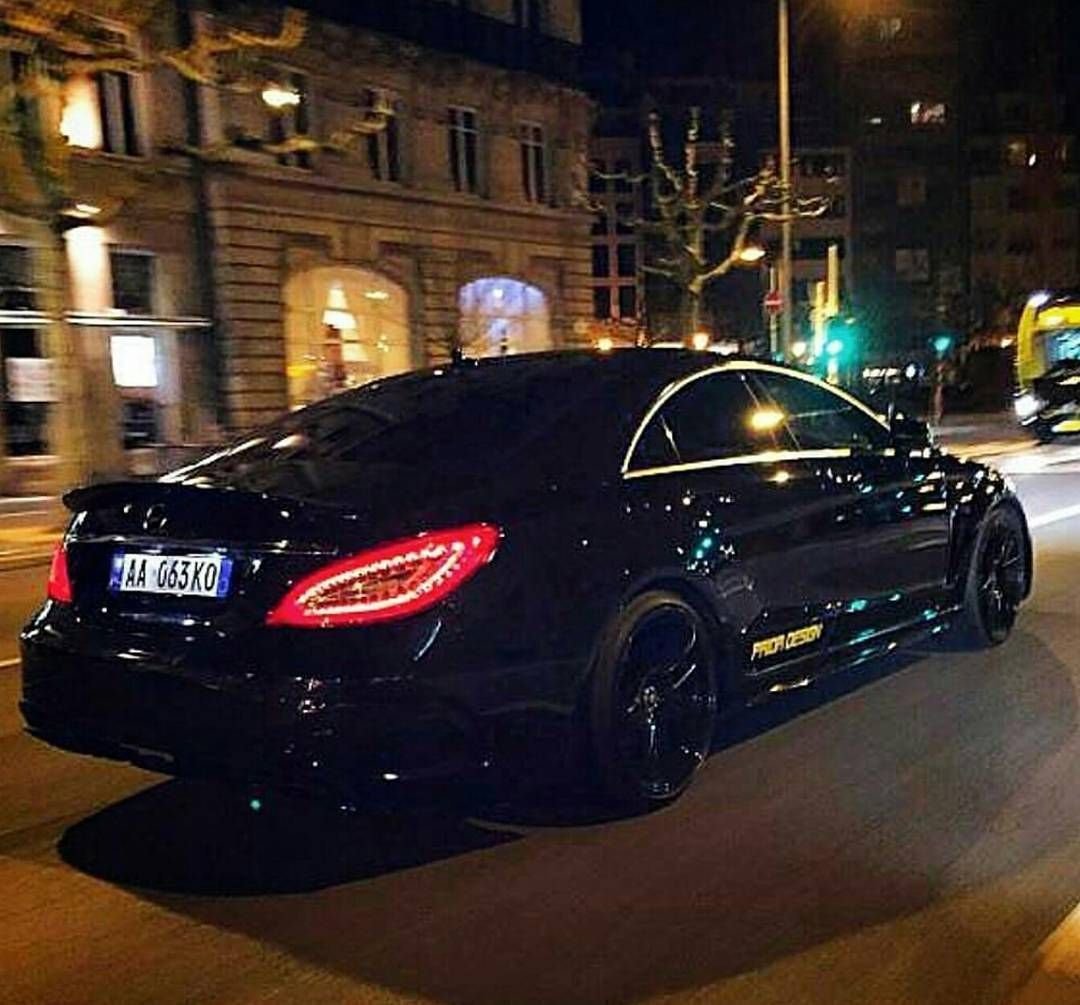 Mercedes CLS 63 AMG черный