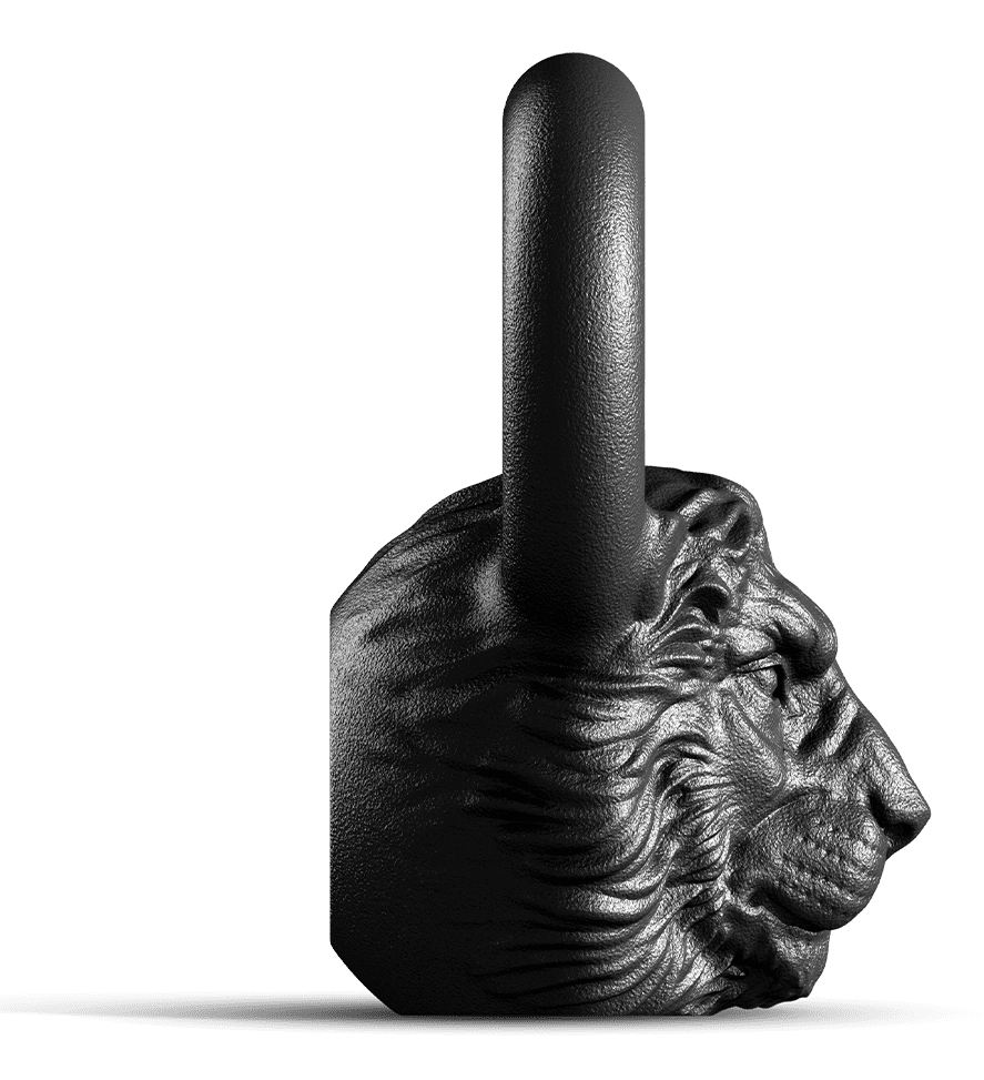 Гиря Iron head "Лев" 16,0 кг