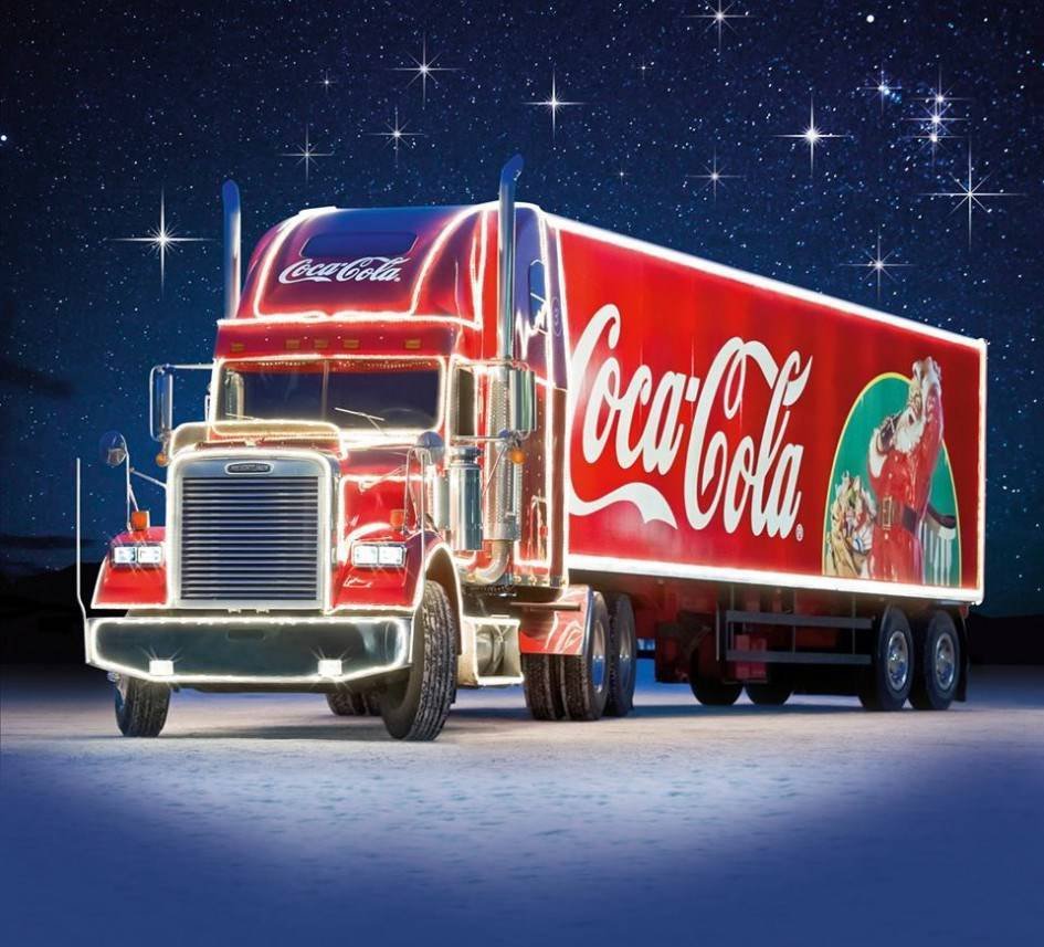 Новогодние Грузовики Coca-Cola