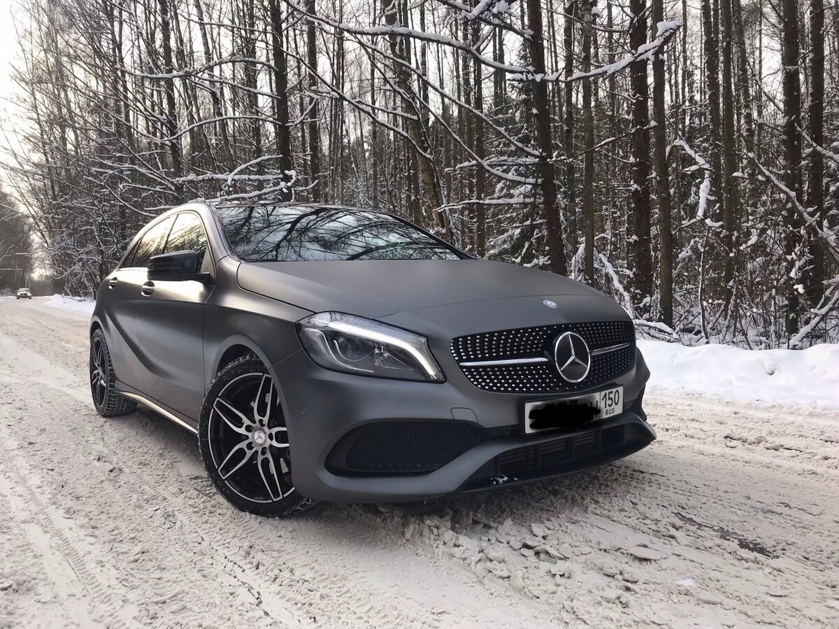 Mercedes a серый 2016