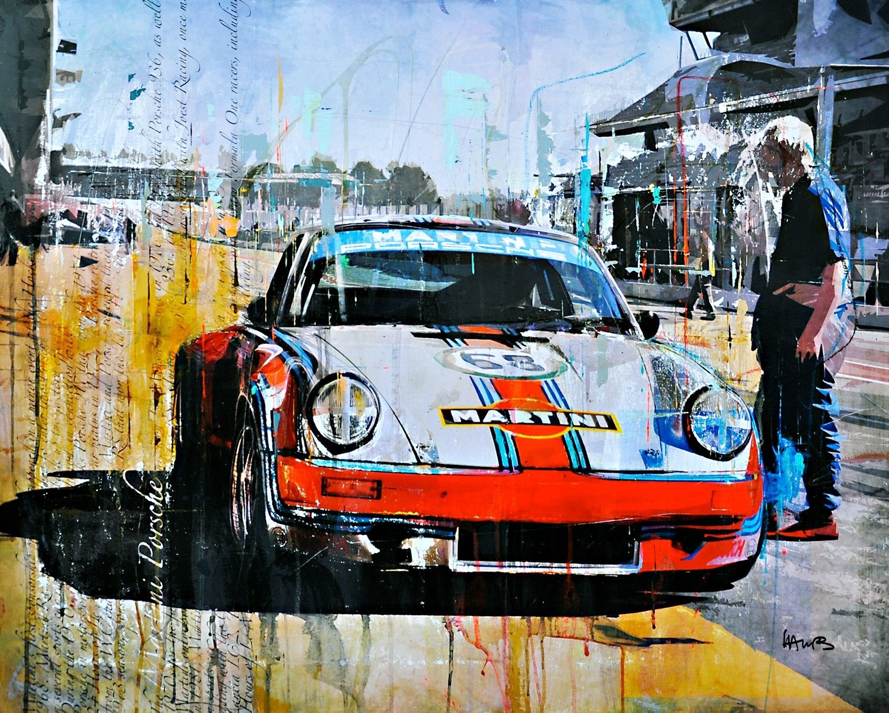 Car poster. Porsche 911 Art. Порш 911 живопись. Картина машина. Ретро автомобили в живописи.