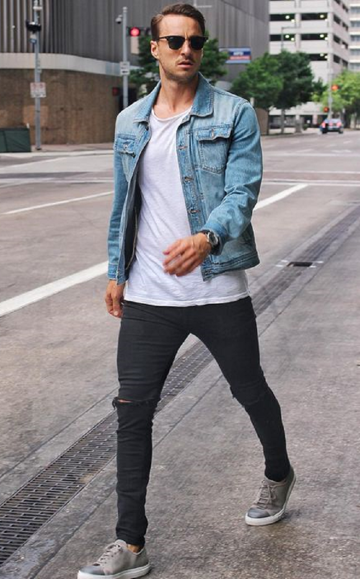 Denim Jacket Style men
