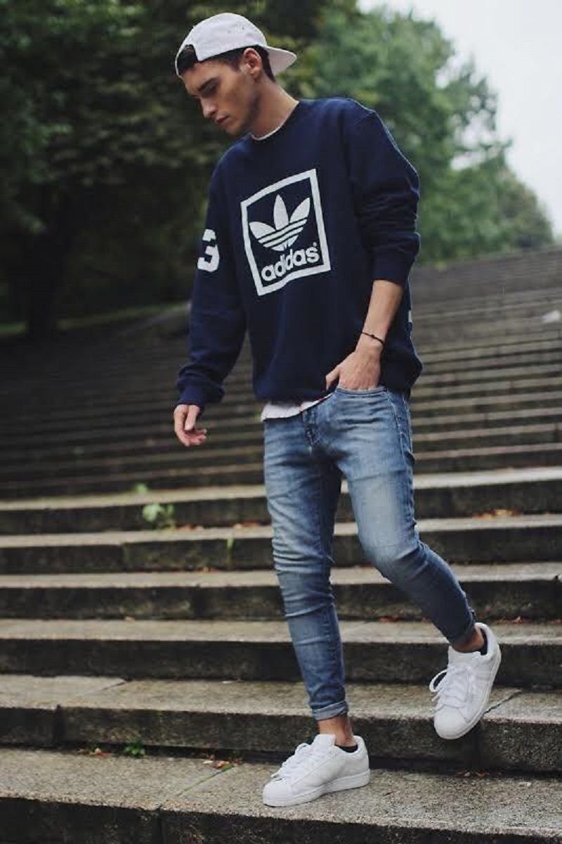 Adidas Superstar outfit men