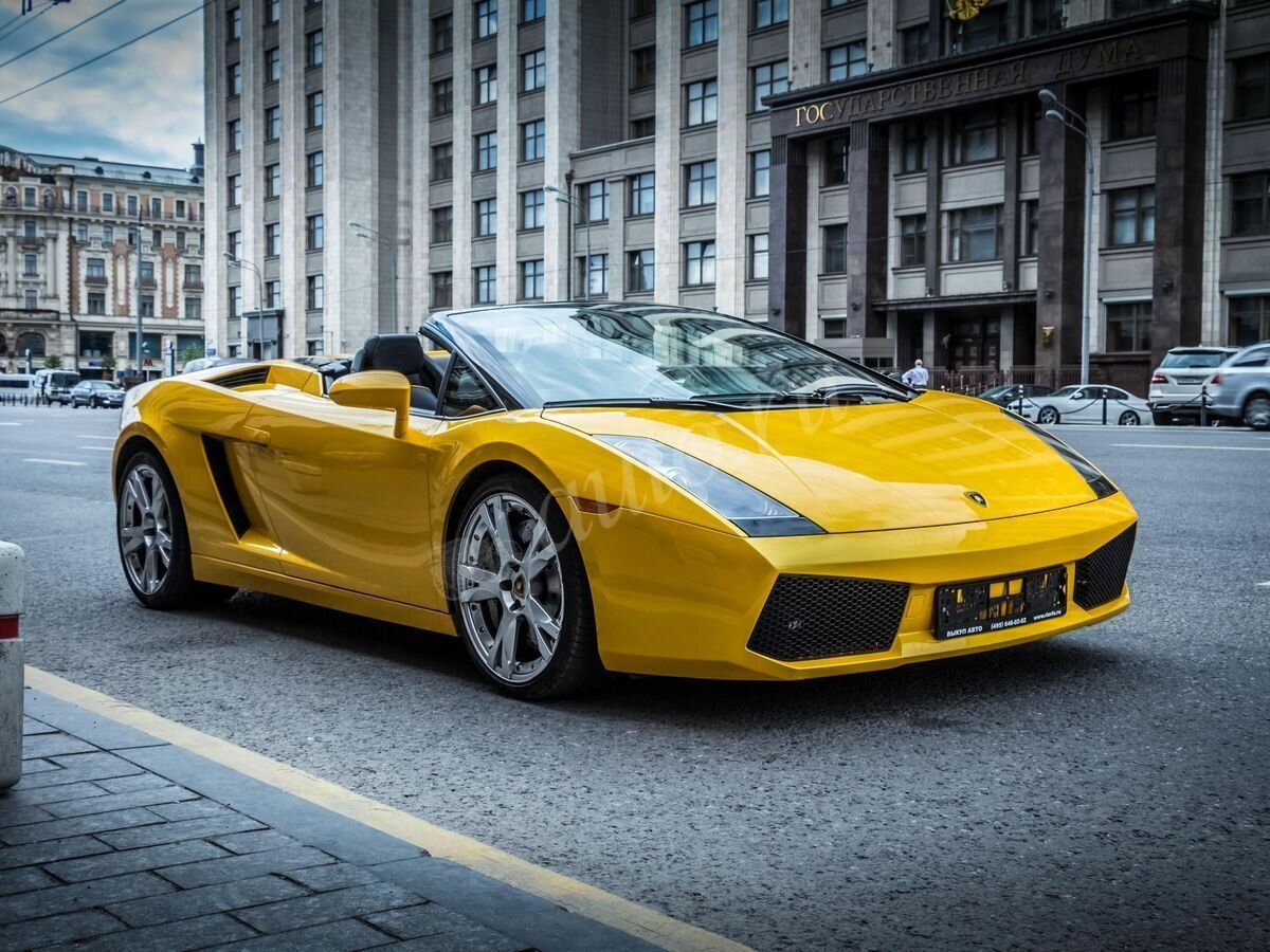 Lamborghini Gallardo желтый