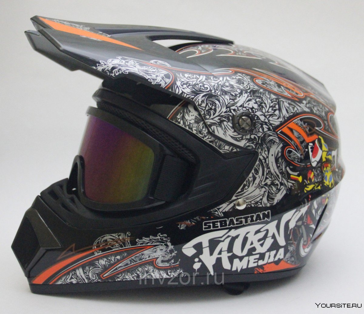 Шлем AHP Dot кроссовый